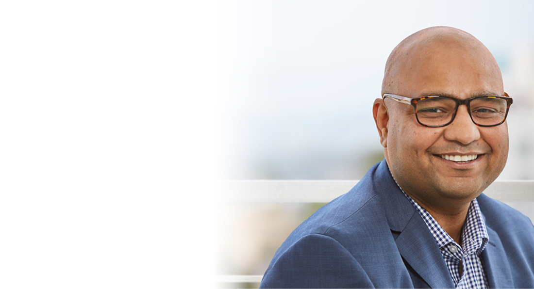 Headshot of EagleView CEO Rishi Daga