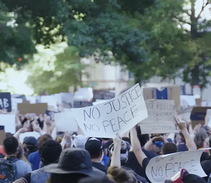 Image of social justice rally