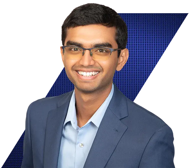 Headshot of a Sai Gurijala of Vista Equity Partners.