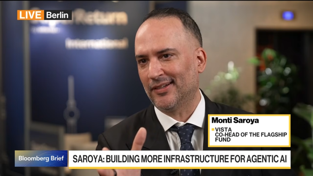 Bloomberg: Monti Saroya on Vista’s Agentic AI Factory